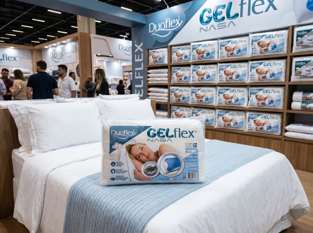 Travesseiro Gel Flex Nasa Duoflex